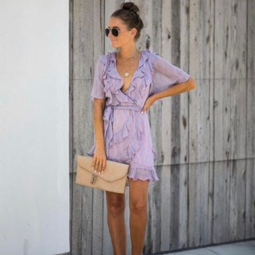 Vici ruffle dress